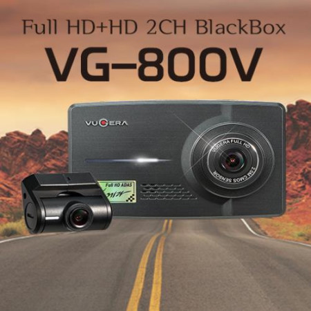 뷰게라 VG800V블랙박스 FHD + HD/16G